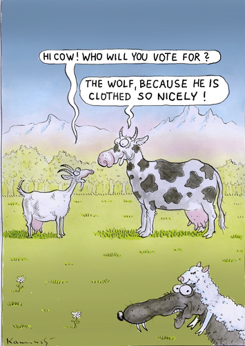 Cartoon: Voting (medium) by marian kamensky tagged humor