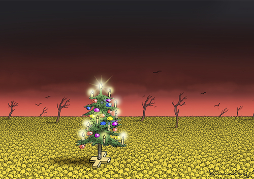 Cartoon: WEIHNACHTEN 2016 IN DEUTSCHLAND (medium) by marian kamensky tagged terroranschlag,in,berlin,afd,is,weihnachten,terroranschlag,in,berlin,afd,is,weihnachten