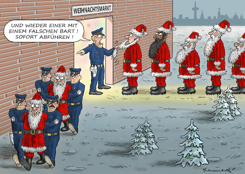 Cartoon: WEIHNACHTSMARKT (medium) by marian kamensky tagged weihnachtsmarkt,terrorgefahr,is,advetszeit,weihnachtsmarkt,terrorgefahr,is,advetszeit