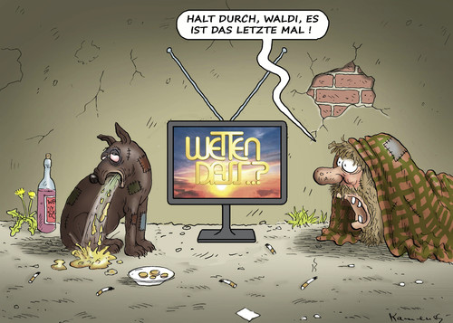 Cartoon: Wetten Dass (medium) by marian kamensky tagged wetten,dass,zdf,letzte,sendung,wetten,dass,zdf,letzte,sendung