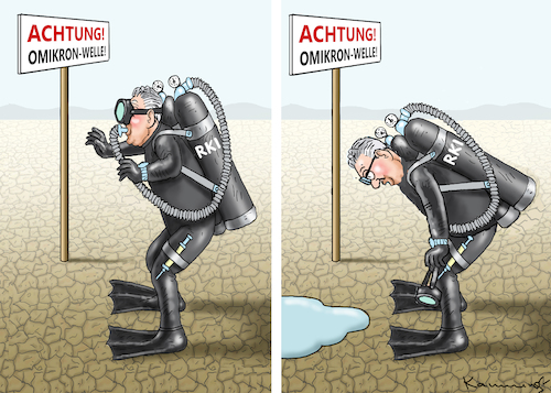 Cartoon: WIELER STAUNT (medium) by marian kamensky tagged curevac,testzentren,corona,impfung,pandemie,booster,omikron,wieler,rki,impfpflicht,curevac,testzentren,corona,impfung,pandemie,booster,omikron,wieler,rki,impfpflicht