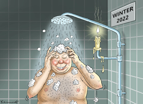 Cartoon: WINTER 2022 (medium) by marian kamensky tagged wartungsarbeiten,an,nord,stream,wartungsarbeiten,an,nord,stream