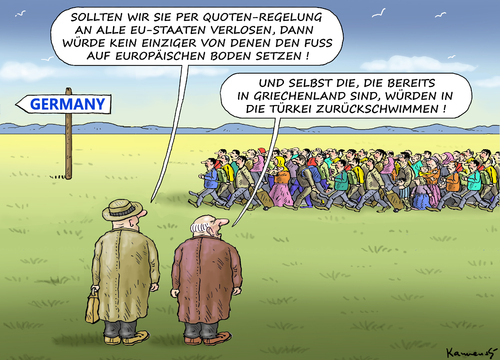 Cartoon: WUNSCHKONZERT BEENDEN (medium) by marian kamensky tagged eu,flüchtlinge,asyl,politik,willkommenskultur,terrorismus,heidenau,horst,seehofer,bayern,eu,flüchtlinge,asyl,politik,willkommenskultur,terrorismus,heidenau,horst,seehofer,bayern