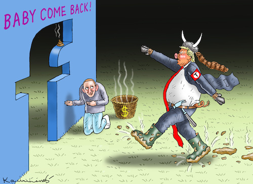 ZUCKERBERG WANTS TRUMP BACK ZUCKERBERG WANTS TRUMP BACK