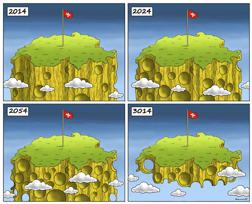 Cartoon: ZUKUNFT DER SCHWEIZ (medium) by marian kamensky tagged zukunft,der,schweiz,zukunft,der,schweiz