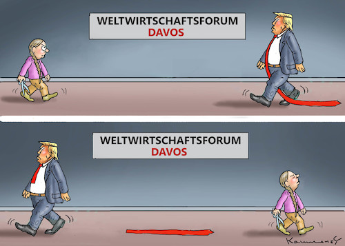 Cartoon: ZWEI FREUNDE IN DAVOS (medium) by marian kamensky tagged fridays,for,future,greta,thunberg,schulstreik,klimarettung,co2,suv,klimakonferenz,in,madrid,australien,brände,davos,fridays,for,future,greta,thunberg,schulstreik,klimarettung,co2,suv,klimakonferenz,in,madrid,australien,brände,davos