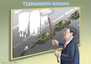 Cartoon: 30 JAHRESTAG VON TIANANMEN (small) by marian kamensky tagged brexit,theresa,may,england,eu,schottland,weicher,wahlen,boris,johnson,nigel,farage,ostern,seidenstrasse,xi,jinping,referendum,trump,monsanto,bayer,glyphosa,strafzölle