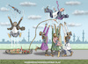 Cartoon: Abschiebeolaf (small) by marian kamensky tagged abschiebeolaf
