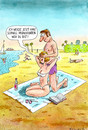 Cartoon: Abtasten der Wahrheit (small) by marian kamensky tagged erotik,sommer,sonne,abtasten,rätselraten,urlaub,träume,sex