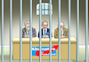 Cartoon: AFD-AL CAPONES IN ALCATRAZ (small) by marian kamensky tagged merkel,seehofer,unionskrise,csu,cdu,flüchtlinge,gauland,merz,afd,spahn,akk,immunität,björn,höcke,magnitz,hackerangriff