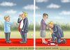 Cartoon: AKK WÄRE DIE BESSERE KANZLERIN ! (small) by marian kamensky tagged groko,spd,parteitag,schulz,würselen,merkel,andrea,nahles,scholz,hessen,wahlen,akk,kühnert,bremen,rezo