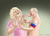 Cartoon: ALICE SCHWARZER WIRD AUSGEZEICHN (small) by marian kamensky tagged putins,bescherung,ukraine,provokation,swift,nato,osterweiterung