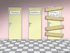 Cartoon: ALLES DICHT GEMACHT (small) by marian kamensky tagged alles,dicht,machen,jan,josef,liefers