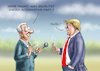 Cartoon: Alternative Fakten (small) by marian kamensky tagged obama trump präsidentenwahlen usa baba vanga republikaner inauguration demokraten alternative fakten wikileaks faschismus