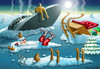 Cartoon: Amazon Santa Crash (small) by marian kamensky tagged santa klaus amazon geschäftemacherei weihnachten