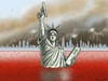 Cartoon: AMERICAN FREEDOM (small) by marian kamensky tagged polizei,usa,plizeigewalt,minessota