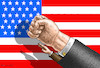 Cartoon: AMERIKANISCHE REVOLUTION (small) by marian kamensky tagged obama,trump,präsidentenwahlen,usa,baba,vanga,republikaner,inauguration,demokraten,wikileaks,faschismus