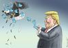 Cartoon: Amerikanischer Adler (small) by marian kamensky tagged obama trump präsidentenwahlen usa baba vanga republikaner inauguration demokraten fbi james comey wikileaks faschismus