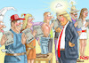 Cartoon: AMIS BRAUCHEN KEINEN JESUS (small) by marian kamensky tagged obama,trump,präsidentenwahlen,usa,baba,vanga,republikaner,inauguration,demokraten,wikileaks,faschismus,jamal,khashoggi,shutdown,happy,new,year,2019,jeff,bezos,versus,amazon