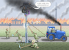 Cartoon: AMPEL WILL VERHANDELN (small) by marian kamensky tagged bauern,fahren,nach,berlin,bahnstreik,weselsky