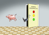 Cartoon: AMPELSPARSCHWEIN (small) by marian kamensky tagged tv,triell,laschet,baerbock,scholz,laschets,ampelphobie,merkel,habeck,zukunftsteam