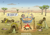 Cartoon: ANDREAS SCHEUER IN SENEGAL (small) by marian kamensky tagged wiesn,oktoberfest,münchen,senegalese,andreas,scheuer,obergrenze,seehofer,csu