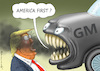 Cartoon: ANGRY GENERAL MOTORS (small) by marian kamensky tagged obama,trump,präsidentenwahlen,usa,baba,vanga,republikaner,inauguration,demokraten,wikileaks,faschismus,jamal,khashoggi,angry,general,motors