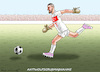Cartoon: ANTIWOLFSGRUßMAßMAHME (small) by marian kamensky tagged fussball,em