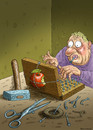 Cartoon: Apple do it your self (small) by marian kamensky tagged steve,job,apple,garten,eden,internet,sündenfall,adam,und,eva