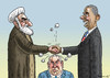 Cartoon: ATOMFRIEDEN (small) by marian kamensky tagged atomfrieden,iran,usa,atomverhandlungen,lausanne