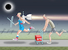Cartoon: ATTRAKTIVER FASCHISMUS (small) by marian kamensky tagged musk,trump,zuckerberg,bezos,felon,and,elon,in,panama,alice,weidel,merz,cdu,wahlen,afd