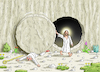 Cartoon: AUFERSTEHUNG (small) by marian kamensky tagged osterhase,ostern,auferstehung