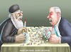 Cartoon: AUGE UM AUGE ZAHN UM ZAHN (small) by marian kamensky tagged hamas,greift,israel,an,happy,halloween,wahnsinniger,musk,kriegs,ostern,kämpfender,netanyahu,gaza,iran,ajatollah