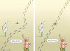 Cartoon: AUGEN ZU UND DURCH! (small) by marian kamensky tagged lukaschenko,raynair,belarus,terrorismus