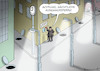 Cartoon: AUSGANGSSPERRE OHNE ÜBERWACHUNG (small) by marian kamensky tagged ausgangssperre,ohne,überwachung,möglich