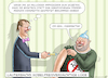 Cartoon: AUSGETRICKSTE SCHWURBLER (small) by marian kamensky tagged curevac,testzentren,corona,impfung,pandemie,booster,omikron,impfpflicht