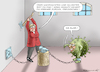 Cartoon: BABY COME BACK ! (small) by marian kamensky tagged coronavirus,epidemie,gesundheit,panik,stillegung,george,floyd,twittertrump,pandemie,weihnachten,santa,klaus