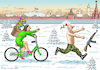 Cartoon: BAERBOCK IN MOSKAU (small) by marian kamensky tagged putins,bescherung,ukraine,provokation,baerbock,in,moskau,nato,osterweiterung