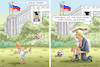 Cartoon: BARRON TRUMP HAT EIN PROBLEM (small) by marian kamensky tagged obama,trump,präsidentenwahlen,usa,baba,vanga,republikaner,inauguration,demokraten,wikileaks,g7,kanada,faschismus,putin,helsinki