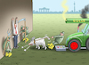 Cartoon: BAUERNAUFSTAND (small) by marian kamensky tagged bauernaufstand,ampel