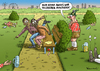 Cartoon: Bayerische Toleranz (small) by marian kamensky tagged toleraz,ausländer,bayern,kultur,oktober,fest