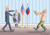 Cartoon: BIDEN TRIFFT PUTIN IN GENF (small) by marian kamensky tagged biden,trifft,putin,in,genf