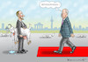 Cartoon: BÖHMERMANN WÜRDIGT ERDOWAHN (small) by marian kamensky tagged erdogan,besucht,deutschland,böhmermann