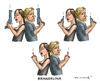 Cartoon: BRANGELINA (small) by marian kamensky tagged brangelina,brad,pitt,angelina,jolie