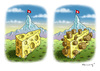 Cartoon: Brauner Frühling (small) by marian kamensky tagged schweiz,zuwanderung,referendum