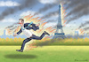 Cartoon: BRENNENDER MACRON (small) by marian kamensky tagged brennender,macron