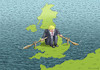 Cartoon: BREXIT MIT BORIS (small) by marian kamensky tagged brexit,theresa,may,england,eu,schottland,weicher,wahlen,boris,johnson,nigel,farage,ostern,seidenstrasse,xi,jinping,referendum,trump,monsanto,bayer,glyphosa,strafzölle,coronavirus