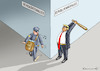 Cartoon: BRIEFWAHL IN AMERIKA (small) by marian kamensky tagged coronavirus,epidemie,gesundheit,panik,stillegung,george,floyd,twittertrump,pandemie