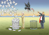 Cartoon: BRIEFWAHL IN AMERIKA (small) by marian kamensky tagged us,wahlen,joe,biden,trump,corona