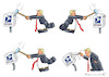 Cartoon: BRIEFWAHLVERHINDERER TRUMP (small) by marian kamensky tagged coronavirus,epidemie,gesundheit,panik,stillegung,george,floyd,twittertrump,pandemie,tamara,harris,biden